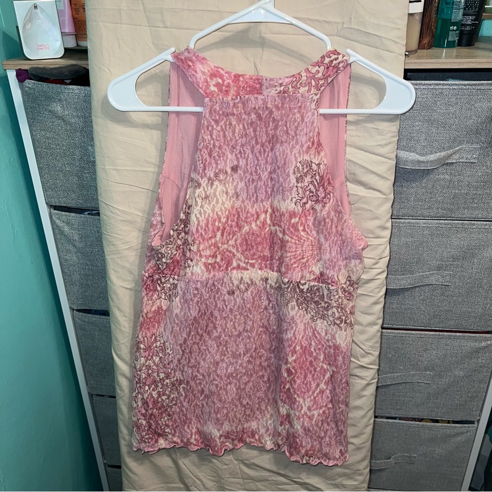 Pink I.N.C Flowy Tank Top - Picture 4 of 5